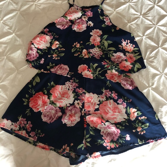 Lulus Floral Romper - Picture 5 of 6
